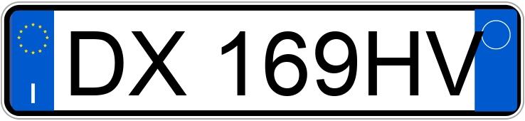 Numer rejestracyjny DX169HV posiada FIAT Grande Punto