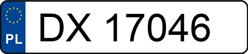 Numer rejestracyjny DX 17046 posiada BMW 320i MR`12 E5 F30 - DX17046 Numer rejestracyjny DX 17046 posiada BMW 320i MR`12 E5 F30 - DX17046