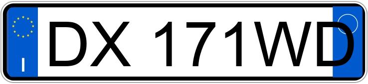 Numer rejestracyjny DX171WD posiada RENAULT Megane 2a serie