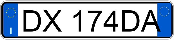 Numer rejestracyjny DX174DA posiada SEAT Leon 2a serie