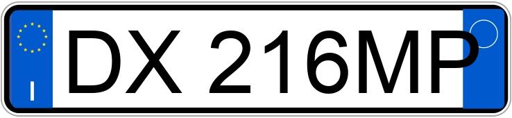 Numer rejestracyjny DX216MP posiada ALFA ROMEO Brera Numer rejestracyjny DX216MP posiada ALFA ROMEO Brera