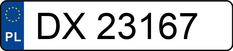 Numer rejestracyjny DX 23167 posiada HYUNDAI ix35 2.0 CRDi MR`13 E5 Comfort 4WD Aut. - DX23167