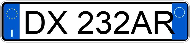 Numer rejestracyjny DX232AR posiada HONDA Jazz 2a serie 08-15 Numer rejestracyjny DX232AR posiada HONDA Jazz 2a serie 08-15