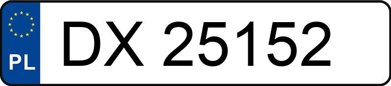 Numer rejestracyjny DX 25152 posiada IVECO/MRAUTO 50C/MR - DX25152