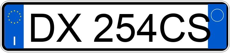 Numer rejestracyjny DX254CS posiada FORD Mondeo 3a serie