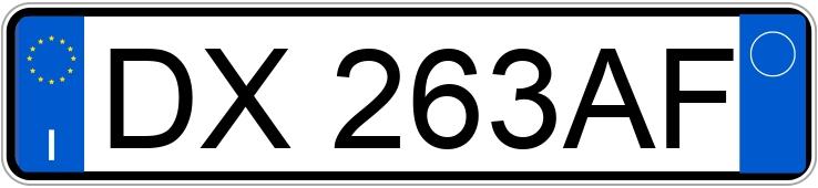 Numer rejestracyjny DX263AF posiada OPEL Astra 3a serie