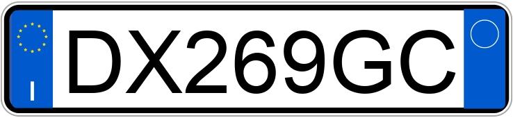 Numer rejestracyjny DX269GC posiada VOLKSWAGEN Fox