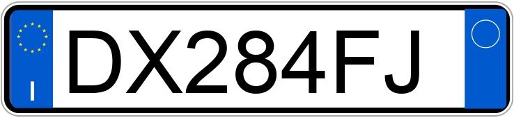 Numer rejestracyjny DX284FJ posiada ALFA ROMEO MiTo Numer rejestracyjny DX284FJ posiada ALFA ROMEO MiTo