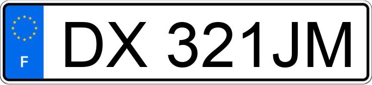 Numer rejestracyjny DX321JM posiada MINI MINI