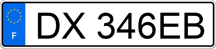 Numer rejestracyjny DX346EB posiada PORSCHE 911 TYPE 997 TURBO S PDK