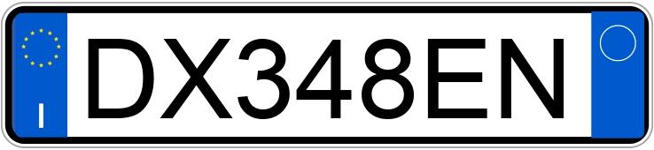 Numer rejestracyjny DX348EN posiada FIAT Panda 2a serie Numer rejestracyjny DX348EN posiada FIAT Panda 2a serie