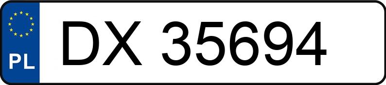 Numer rejestracyjny DX 35694 posiada VOLKSWAGEN POLO - DX35694 Numer rejestracyjny DX 35694 posiada VOLKSWAGEN POLO - DX35694