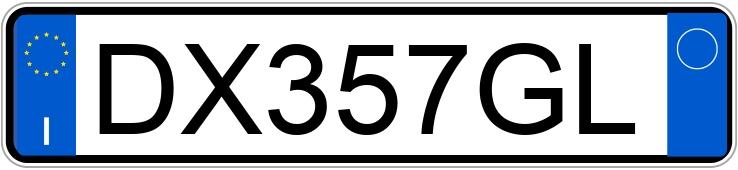 Numer rejestracyjny DX357GL posiada FIAT Bravo 2a serie Numer rejestracyjny DX357GL posiada FIAT Bravo 2a serie
