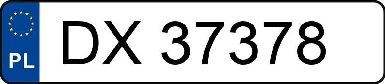 Numer rejestracyjny DX 37378 posiada OPEL VIVARO V - DX37378 Numer rejestracyjny DX 37378 posiada OPEL VIVARO V - DX37378