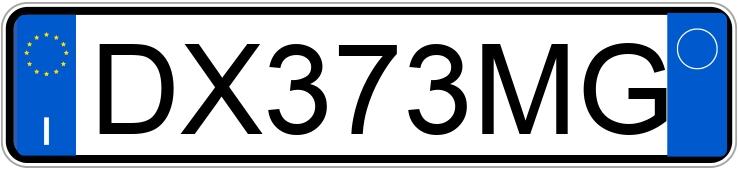 Numer rejestracyjny DX373MG posiada FIAT Punto 3a serie Numer rejestracyjny DX373MG posiada FIAT Punto 3a serie