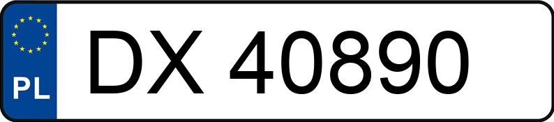 Numer rejestracyjny DX 40890 posiada TOYOTA TOYOTA COROLLA - DX40890