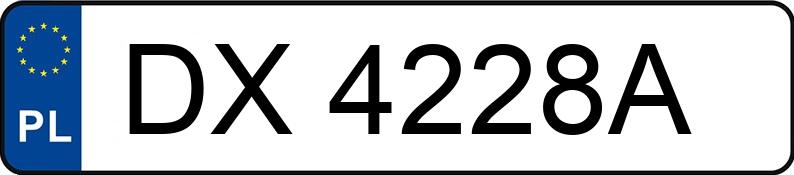 Numer rejestracyjny DX 4228A posiada BMW 318i MR`22 E6d/e G20 M Sport Steptronic - DX4228A