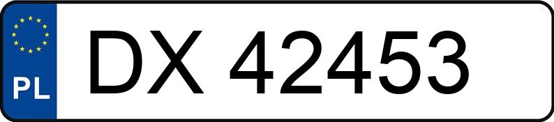 Numer rejestracyjny DX 42453 posiada LAND ROVER Range Rover Sport II 2.0 MR`18 E6 S - DX42453 Numer rejestracyjny DX 42453 posiada LAND ROVER Range Rover Sport II 2.0 MR`18 E6 S - DX42453