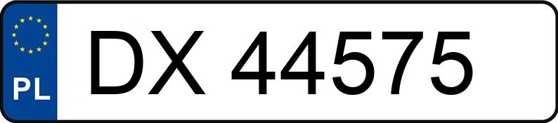 Numer rejestracyjny DX 44575 posiada HONDA CIVIC 5DR - DX44575 Numer rejestracyjny DX 44575 posiada HONDA CIVIC 5DR - DX44575