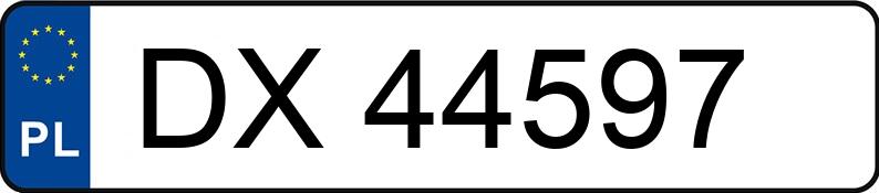 Numer rejestracyjny DX 44597 posiada SKODA SUPERB - DX44597 Numer rejestracyjny DX 44597 posiada SKODA SUPERB - DX44597