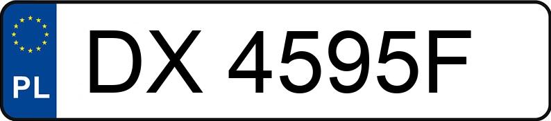 Numer rejestracyjny DX 4595F posiada MERCEDES-BENZ ACTROS 963-4-A - DX4595F
