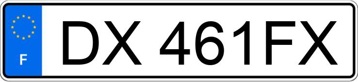 Numer rejestracyjny DX461FX posiada PEUGEOT 508