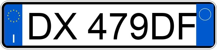 Numer rejestracyjny DX479DF posiada NISSAN Qashqai 1a serie