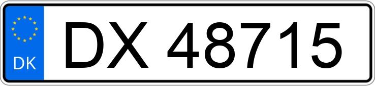 Numer rejestracyjny DX48715 posiada MG ZS 70 EV