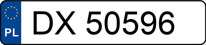 Numer rejestracyjny DX 50596 posiada BMW 520 I - DX50596 Numer rejestracyjny DX 50596 posiada BMW 520 I - DX50596