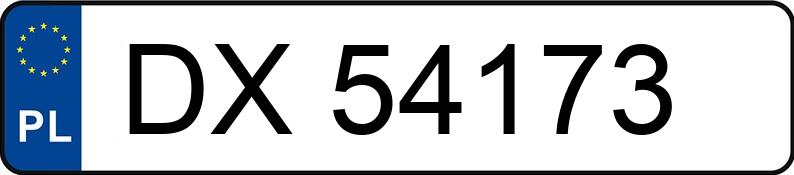 Numer rejestracyjny DX 54173 posiada TOYOTA COROLLA - DX54173 Numer rejestracyjny DX 54173 posiada TOYOTA COROLLA - DX54173