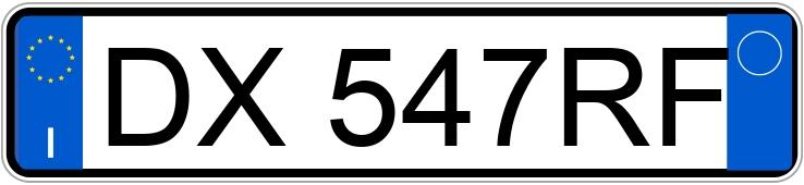 Numer rejestracyjny DX547RF posiada MERCEDES Classe B