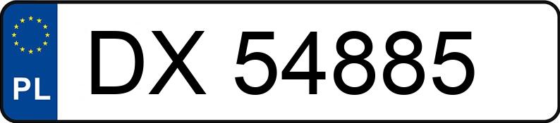 Numer rejestracyjny DX 54885 posiada AUDI A3 1.4 TFSI MR`09 E4 8P Ambiente - DX54885