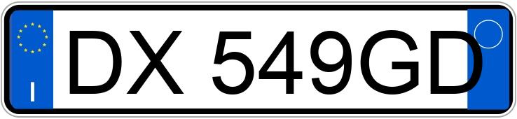 Numer rejestracyjny DX549GD posiada SEAT Ibiza 4a serie Numer rejestracyjny DX549GD posiada SEAT Ibiza 4a serie