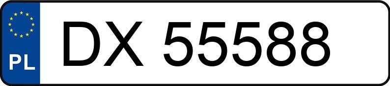 Numer rejestracyjny DX 55588 posiada SKODA OCTAVIA - DX55588 Numer rejestracyjny DX 55588 posiada SKODA OCTAVIA - DX55588