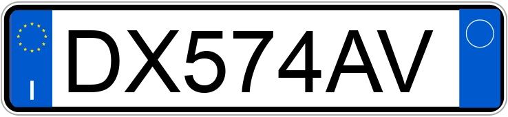 Numer rejestracyjny DX574AV posiada FORD Focus 2a serie