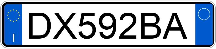 Numer rejestracyjny DX592BA posiada ALFA ROMEO 159 Numer rejestracyjny DX592BA posiada ALFA ROMEO 159