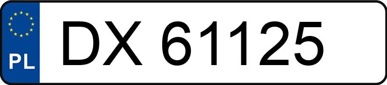Numer rejestracyjny DX 61125 posiada DACIA JOGGER - DX61125