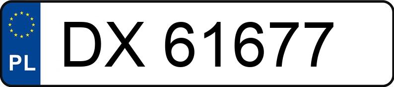 Numer rejestracyjny DX 61677 posiada VOLKSWAGEN PASSAT - DX61677