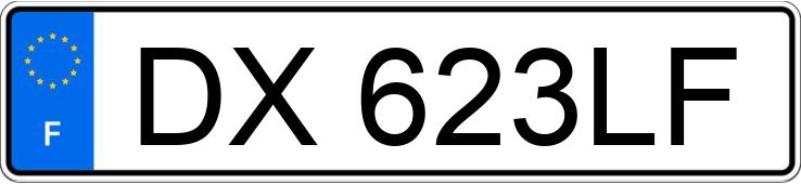 Numer rejestracyjny DX623LF posiada PEUGEOT 2008