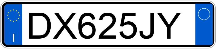 Numer rejestracyjny DX625JY posiada HYUNDAI i20