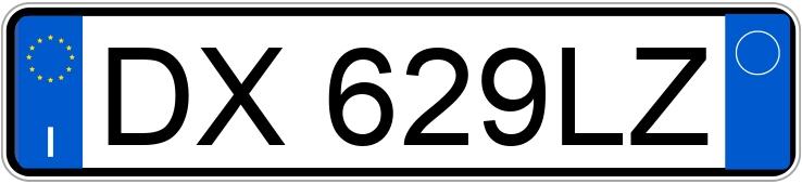 Numer rejestracyjny DX629LZ posiada ALFA ROMEO MiTo Numer rejestracyjny DX629LZ posiada ALFA ROMEO MiTo