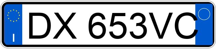 Numer rejestracyjny DX653VC posiada VOLKSWAGEN Golf 6a serie