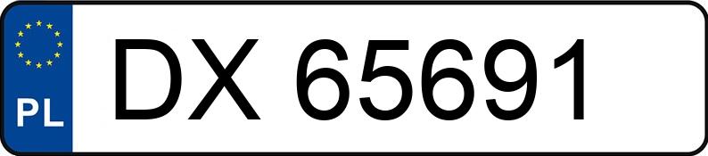 Numer rejestracyjny DX 65691 posiada TOYOTA TOYOTA RAV4 - DX65691