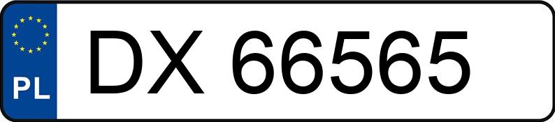 Numer rejestracyjny DX 66565 posiada AUDI A6 AVANT - DX66565