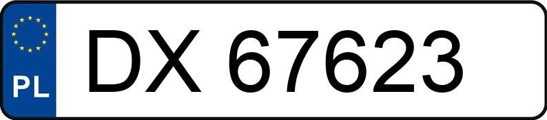 Numer rejestracyjny DX 67623 posiada BMW 5 - DX67623 Numer rejestracyjny DX 67623 posiada BMW 5 - DX67623