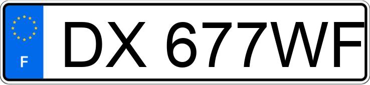 Реєстраційний номер DX677WF має NISSAN MICRA