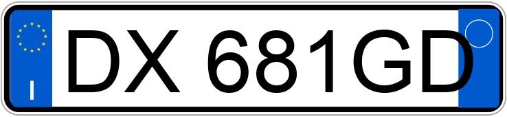 Numer rejestracyjny DX681GD posiada FORD Focus 2a serie