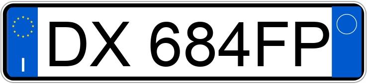 Numer rejestracyjny DX684FP posiada TOYOTA Yaris 2a serie Numer rejestracyjny DX684FP posiada TOYOTA Yaris 2a serie