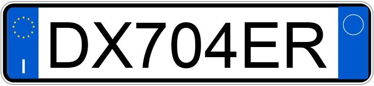 Numer rejestracyjny DX704ER posiada FIAT Bravo 2a serie