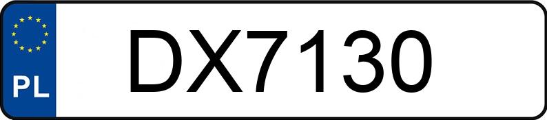 Numer rejestracyjny DX 7130 posiada POLARIS SCRAMBLER XP 1000 S TP11 - DX7130